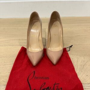 Christian Louboutin Kate 100MM Nude Pumps
